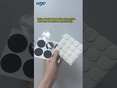 Tagliatura a stampo a doppio lato Colla riutilizzabile Punti adesivi di riposizionamento Punti senza residui Punti adesivi di velcro per