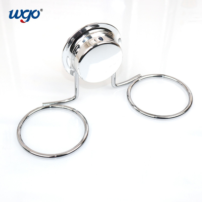 Tazza d'argento montata di aspirazione dei supporti dello spazzolino da denti di acciaio inossidabile del bagno