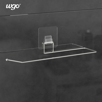 Supporto d'attaccatura di plastica del rotolo del tessuto di toilette dell'erogatore del supporto della parete autoadesivo