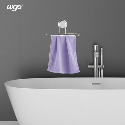 La tazza d'argento placcante di aspirazione del bagno ha riparato l'acciaio inossidabile del supporto dell'asciugamano di carta