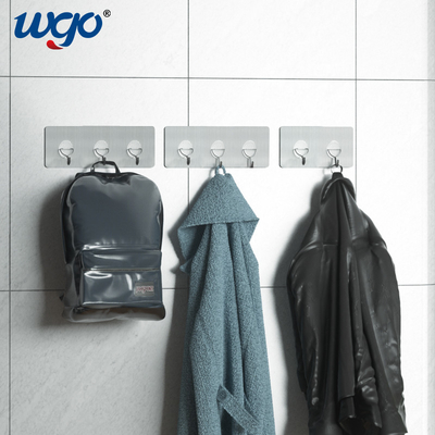 Ganci di gancio fissati al muro autoadesivi installati liberi di danno Mini Rack For Wall