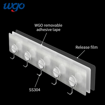 Nessun luogo di perforazione/installa l'organizzatore Self Adhesive dei ganci della parete stato necessario strumenti
