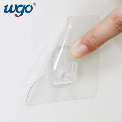 Gancio del cappotto del PC autoadesivo di WGO il chiaro resistente per il bagno d'attaccatura della cucina dell'asciugamano del cappotto impermeabilizza inossidabile