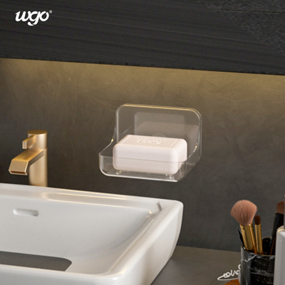 Supporto autoadesivo del sapone di 120mm del bagno del porta-sapone del percolato fissato al muro del supporto