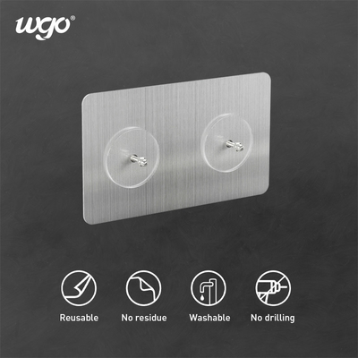 Accessori e dispositivi autoadesivi del bagno del doppio chiodo nessuna perforazione