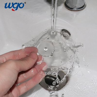 Gancio trasparente dello scaffale del cavo di NO--perforazione autoadesiva appiccicosa dei chiodi degli accessori e degli elementi del bagno
