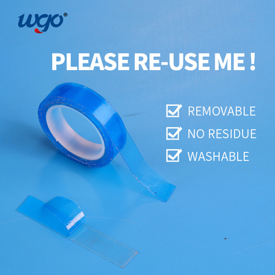 Doppio nastro parteggiato del gel del nastro DIY dell'ufficio progetti degli utensili nani adesivi su due lati riutilizzabili della scuola nessun Mark Repeatable
