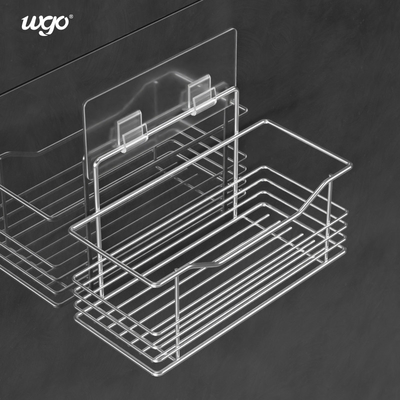 Forte del bagno del carrello ampio MSDS supporto adesivo degli accessori del bagno di Holder 14.5cm