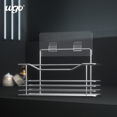 Forte del bagno del carrello ampio MSDS supporto adesivo degli accessori del bagno di Holder 14.5cm