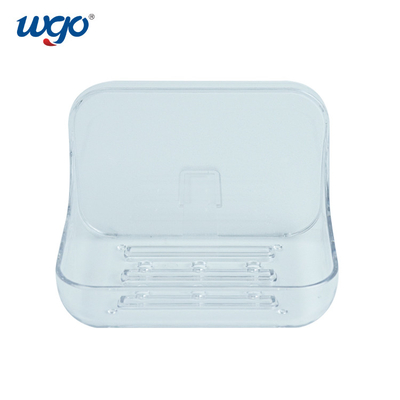 PVC dell'ANIMALE DOMESTICO libero di danno del porta-sapone di attaccatura di parete di 120mm con percolato