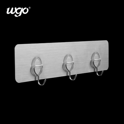 Ganci di gancio fissati al muro autoadesivi installati liberi di danno Mini Rack For Wall