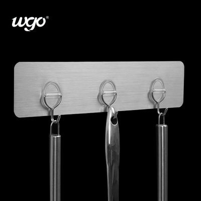 Ganci di gancio fissati al muro autoadesivi installati liberi di danno Mini Rack For Wall