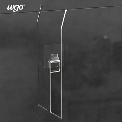 Supporto d'attaccatura di plastica del rotolo del tessuto di toilette dell'erogatore del supporto della parete autoadesivo