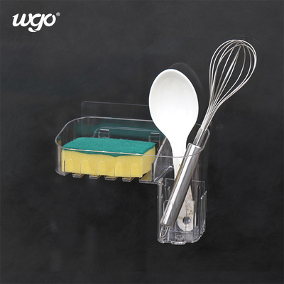 Chiaro organizzatore Basket Wall Mount del bagno di stoccaggio della cucina per la doccia Antivari