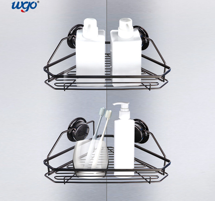 L'aspirazione brevettata ha montato il carrello d'angolo Waterproof Shower Shelf del bagno