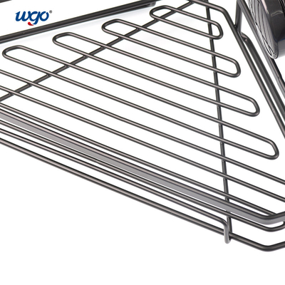 L'aspirazione brevettata ha montato il carrello d'angolo Waterproof Shower Shelf del bagno