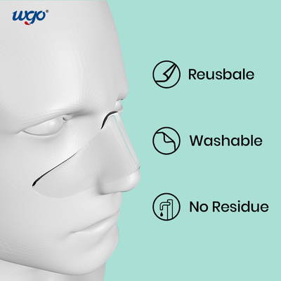 Universale adesivo riutilizzabile del cuscinetto del gel del naso della maschera di ossigeno di WGO per le maschere di CPAP