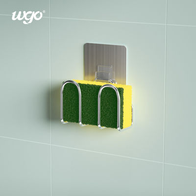Carrello adesivo Holder 4kg del bagno della spugna del piatto SS304 che non tiene luoghi di perforazione