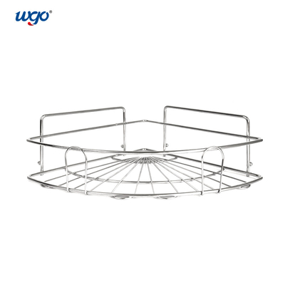 WGO che il carrello Corner Shelf No di acciaio inossidabile installa foggia l'argento necessario