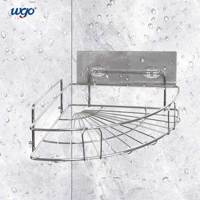 WGO che il carrello Corner Shelf No di acciaio inossidabile installa foggia l'argento necessario