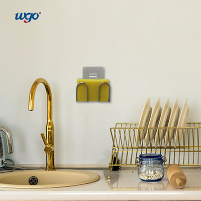 SS304 Corpiere Mural Cucina Rack 5kg Tenuta Cucina Spugna Portante