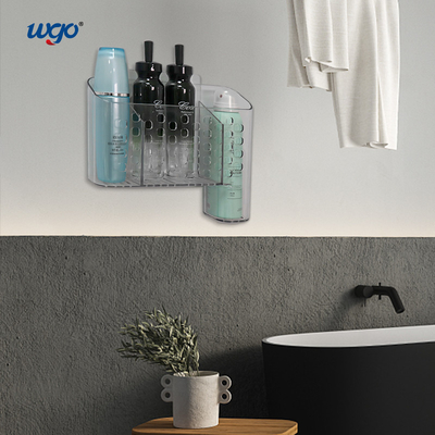 Dispositivo di organizzazione della cucina trasparente, senza danni, contenitore per il bagno