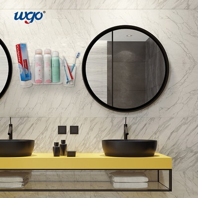 32cm Larghezza Self-Adhesive porta spazzolino organizzatore porta Decorazione bagno con distributore di dentifricio