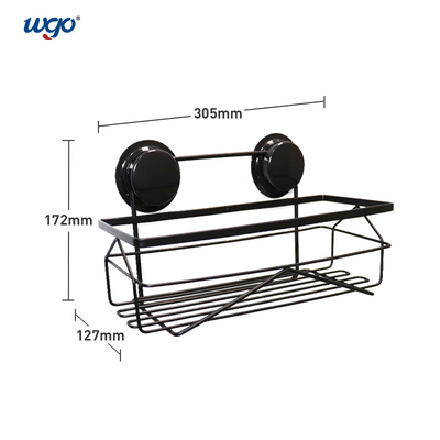 Il carrello ossidato nero Holder Suction Cup del bagno ha riparato l'acciaio inossidabile SS201