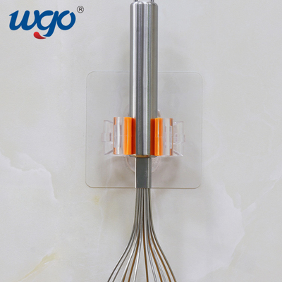 Supporto del manico per scope del supporto della parete di iso 9001 80mm con il nastro adesivo riutilizzabile