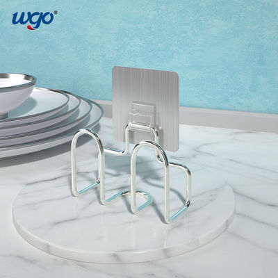 Carrello adesivo Holder 4kg del bagno della spugna del piatto SS304 che non tiene luoghi di perforazione