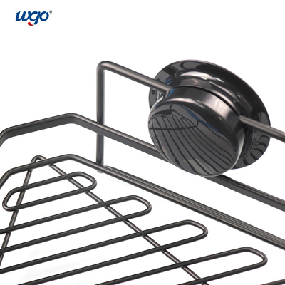 iso 9001 di acciaio inossidabile Matte Black Corner Shower Shelf di 265mm