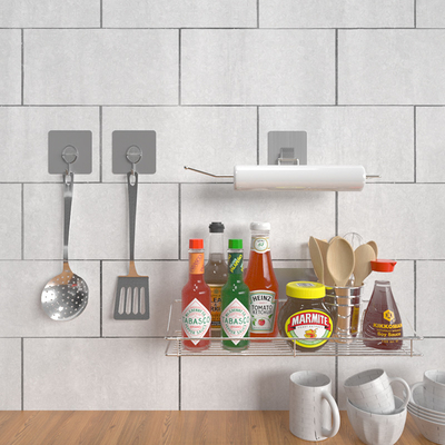 Carrello fissato al muro Damage Free della doccia di commercio di EXW del supporto del prodotto del bagno di MSDS