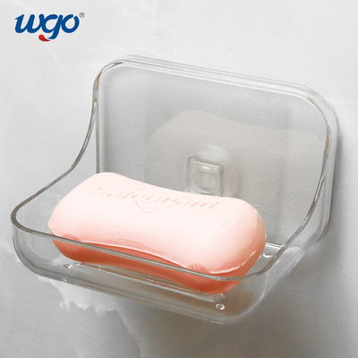 PVC dell'ANIMALE DOMESTICO libero di danno del porta-sapone di attaccatura di parete di 120mm con percolato