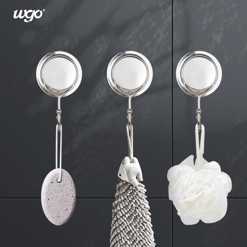 Gancio di vetro del cappotto dei ganci di aspirazione decorativa minimalista resistente di vuoto